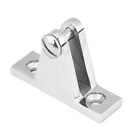 Boat Marine Deck Hinge Bimini Top Fittings, Polished Stainless Steel,