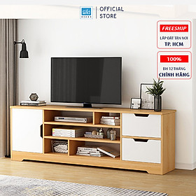 Kệ Để Tivi Phòng Khách, Phòng Ngủ Hiện Đại SIB DECOR 2 Ngăn Kéo 1 Cánh Tủ TV02