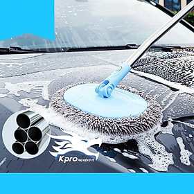 Chổi lau rửa xe ô tô cán cong tiện lợi - Hàng Kpro chất lượng cao