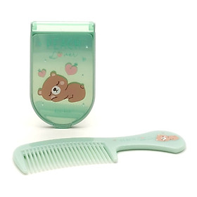 Nơi bán Bộ Lược Gương Moshi Moshi 004 - Mẫu 5 - Màu Xanh Mint - Giá Từ -1đ