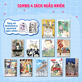 [Manga] Combo 4 sách BL ngẫu nhiên - Tặng kèm set bookmark & postcard