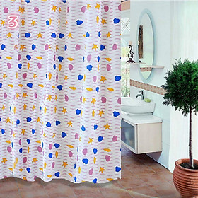 Mua rèm treo nhà tắm đại dương kèm móc treo - loại 1m8 x1.8m