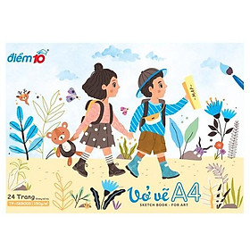 Hình ảnh Vở Vẽ A4 24 Trang 150gsm Sketch Book For Art - Thiên Long TP-SKB005