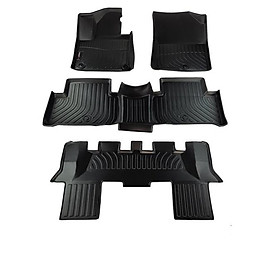 Thảm lót sàn xe ô tô Kia Sorento 2021- (3 hàng ghế)Nhãn hiệu Macsim chất liệu nhựa TPV cao cấp màu đen