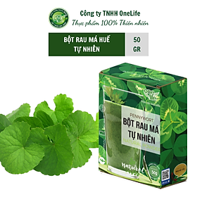 Bột Rau Má Huế Nguyên Chất OneLife (Hộp 50gr)