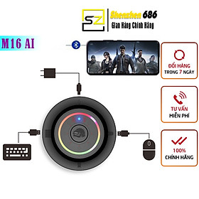 Mua Bộ chuyển đổi bàn phím chuột chơi game M16 bluetooth 5.0 hỗ trợ tất cả các loại chipset mediatek dành cho điện thoại chơi game pubg  ff  tốc chiến  minecraft AUTO ghìm tâm AI