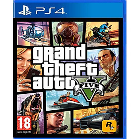 Mua Đĩa Game PS4: Grand Theft Auto V Premium Edition (GTA 5) hệ asia -Hàng nhập khẩu
