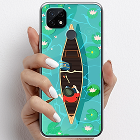 Ốp lưng cho Realme C21, Realme C21Y nhựa TPU mẫu Chèo thuyền