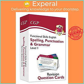 Sách - New Functional Skills English Revision Question Cards: Spelling, Punctuation by CGP Books (UK edition, paperback)