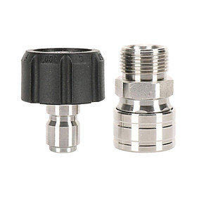 2pcs High Pressure Washer Adapter 3/8