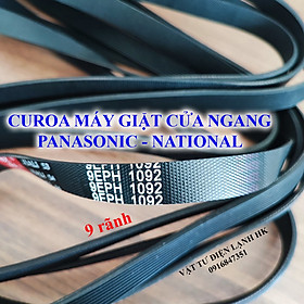 Mua Dây curoa dùng cho máy giặt sấy PANASONIC NATIONAL lồng ngang - đai culoa cửa trước 9EPH 1092 9EPH1092 PANA NATI 9 rãnh