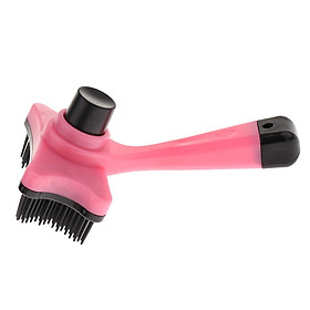 Self Cleaning Slicker brush for Pet Grooming Cat and Dog Long and Thick Hair