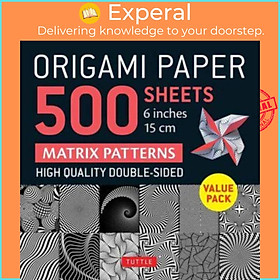 Sách - Origami Paper 500 sheets Matrix Patterns 6" (15 cm) - Tuttle Origami Pap by Tuttle Studio (UK edition, paperback)