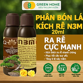 Mua Phân Bón Lá N3M  GreenHome  Chai 20ml   Ra Rễ Cực Mạnh Dùng Chiết Cành  Ngâm Giống  Hiệu Quả Cao