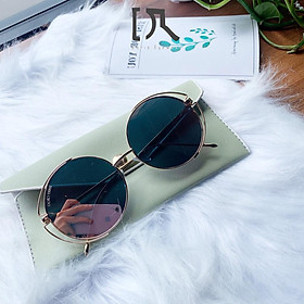 Kính Râm Nữ Kim Loại JIMMY CHOO Thời Trang Dáng Tròn Chống Tia UV400 DORISEYEWEAR