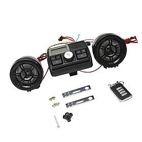 Motorcycle Handlebar Audio System MP3 USB  Radio Speaker Kit