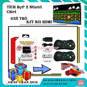 Mua Bộ máy chơi game 638 kết nối hdmi không dây - tặng móc khóa game