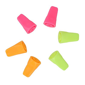 6xCone Shape Knitting Point Protectors Sewing Weaving Crafts Stopper 2.5x1.5cm