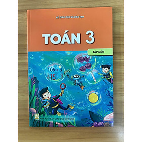 Sách giáo khoa Toán 3- tập một- Kết Nối Tri Thức Với Cuộc Sống (Kèm nilon bọc sách, nhãn tên)