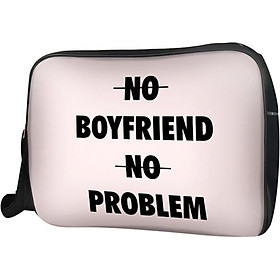 Túi Đeo Chéo Hộp Unisex No Boyfriend No No Problem - TCTE170