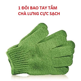 Bao tay tắm Body tẩy tế bào chết Găng tay bàn chải khô Loại Cao Cấp MASA1012