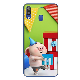 Ốp lưng điện thoại Samsung Galaxy M20 hình Heo Con Tặng Quà