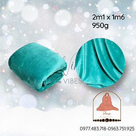 Mua mền lông cừu xanh cẩm thạch siêu mềm mịn