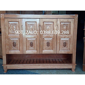 Tủ giày gỗ sồi tiện lợi