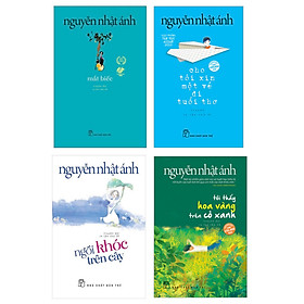 Combo 4 Cuốn Sách Hay Nhất Của Nguyễn Nhật Ánh: Mắt Biếc + Tôi Thấy Hoa Vàng Trên Cỏ Xanh + Cho Tôi Xin Một Vé Đi Tuổi Thơ + Ngồi Khóc Trên Cây Tặng Sổ tay VDT