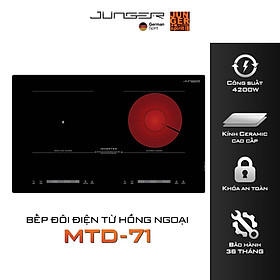 Mua Bếp đôi điện từ hồng ngoại Junger MTD-71 | Công suất 3100W - INVENTER | Bảo hành 36 tháng hàng chính hãng