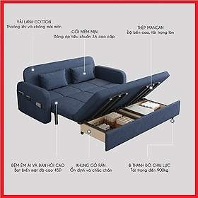 Mua Ghế sofa giường thông minh Giường Sofa đa năng  giường sofa thông minh gấp gọn -Tặng kèm 2 gối (kích thước Rộng 1 38m- x Dài 1 9m)
