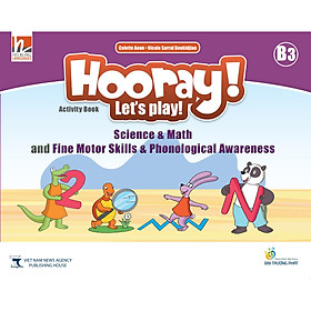 Hình ảnh Hooray Let's Play B3 Science & Math  and Fine Motor Skills-Phonological Awareness Activity Book