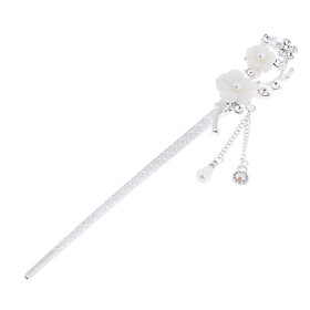 Chinese Hair Stick Chopstick Dangle Hairpin  Pin Tassel Pendant Decor 1