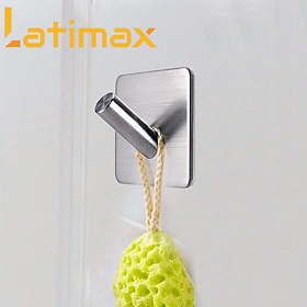 Mua Móc Treo Đồ Dán Tường Inox 304 Latimax MD03 Chân Chéo - Tặng kèm keo dán siêu bám dính
