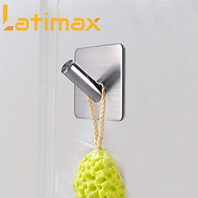 Móc Treo Đồ Dán Tường Inox 304 Latimax MD03 Chân Chéo - Tặng kèm keo dán siêu bám dính