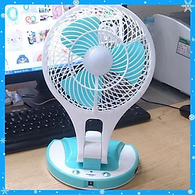 Hình ảnh Quạt sạc điện kiêm đèn pin Mini Fan M-5580 rất đa năng và tiện lợi khi mang đi di chuyển  - Hàng Chất Lượng