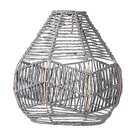Woven Lamp Shade Decor Rustic Lampshade for Dining Room Hotel Kitchen Island