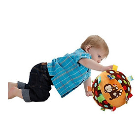 Đồ chơi sơ sinh - Quả bóng vải giúp bé tập cầm, ôm , bò, phát triển giác quan
