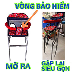 GHẾ ĐI XE MÁY CÓ VÒNG BẢO HIỂM AN TOÀN CHO BÉ DÀNH CHO CÁC LOẠI XE TAY GA , GHẾ GA XẾP SẮT SƠN TĨNH ĐIỆN