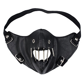 Halloween Steampunk Half Face Mask Gothic Mask Cosplay Fancy Dust Protective