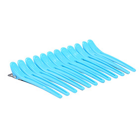 Set 12 kẹp nhựa tạo kiểu tóc chuyên dụng cho salon