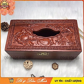 Mua Hộp Đựng Giấy Ăn Gỗ Hương Sang Trọng Hộp giấy ăn tiện lợi cho mọi gia đình ( PKG043 )