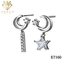 Khuyên tai bạc Ý s925 E7160 - AROCH Jewelry
