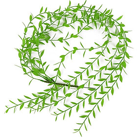 Mua Lá giả  combo 2 chùm lá liễu giả trang trí tường  làm rèm cửa sổ  làm mái rủ che ban công dài 1 mét