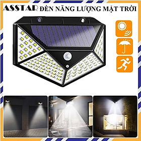 Mua Đèn Năng Lượng Mặt Trời  Đèn Cảm Biến Tự Động Bật Tắt  Đèn Loại 100Led