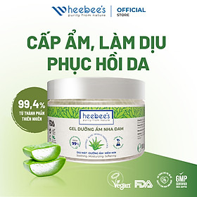 Gel Dưỡng Ẩm Thuần Chay Nha Đam Heebee's Cấp Ẩm, Làm Dịu, Phục hồi Da 300g