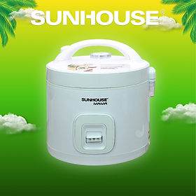 Nồi Cơm Điện Nắp Gài Sunhouse Mama Shd8265B (1.2 Lít) - Hàng Chính Hãng