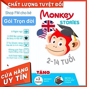 Monkey Stories Trọn Đời - Tiếng Anh 4 kỹ năng Nghe nói đọc viết cho bé