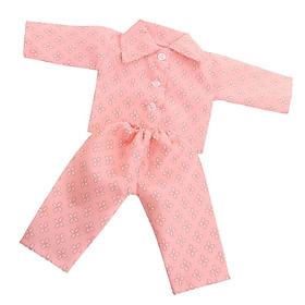 Doll Winter Pajamas Clothes for American 18inch Dolls Dress up Pink