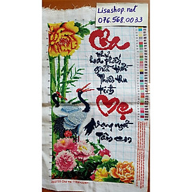Mua Tranh đã thêu CHA MẸ 56x33cm